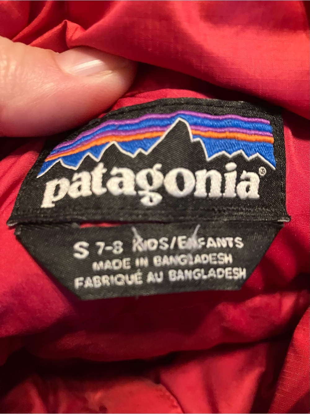 Patagonia Kids Pink Quilted Puffer Jacket - Picture 5 of 5